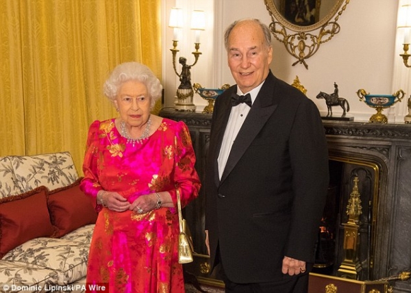 Hazar Imam celebrates Diamond Jubilee with Her Royal Majesty the Queen of England